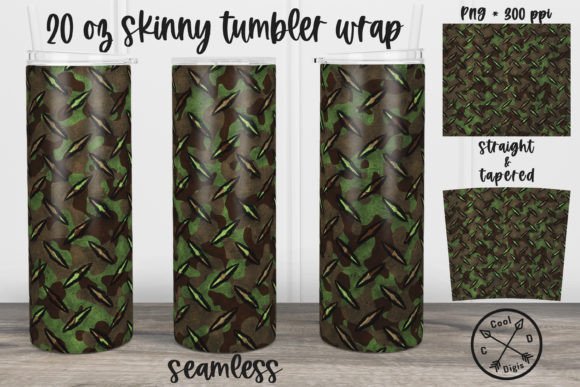 Camouflage Diamond Plate Tumbler Wrap: A Guide to Rugged, Seamless Sublimation Designs
