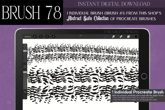 Evaluating Procreate Brush 78 – Abstract Suite for Digital Illustration