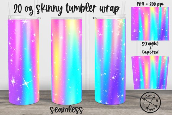 Mastering the Art of Sublimation with Seamless Holographic Stars Tumbler Wraps