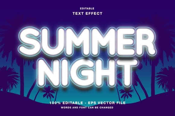 Mastering the Summer Night Neon Glow Text Effect for Vibrant Digital Designs