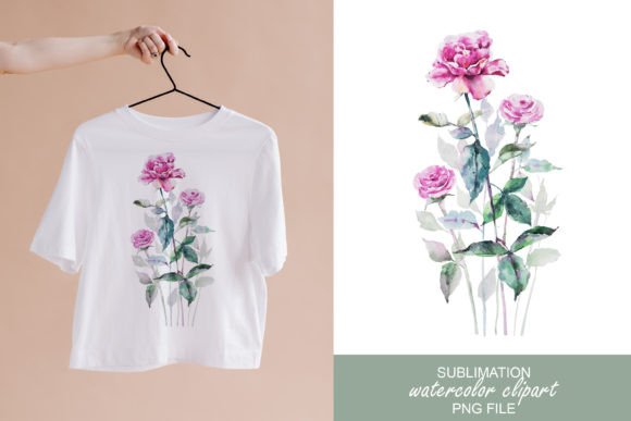 Mastering the Watercolor Rose Bouquet Sublimation Png for Professional Design Workflows