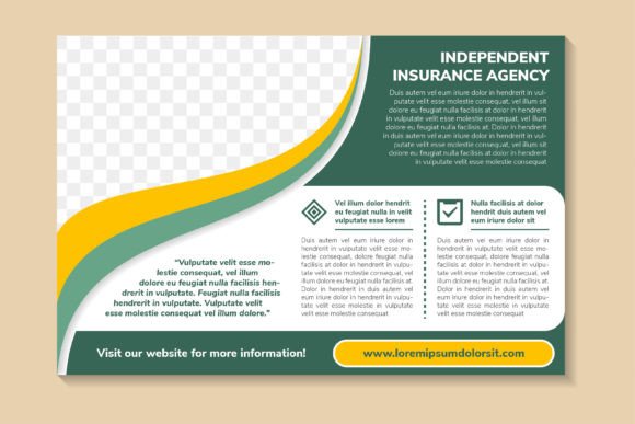 Modernizing Independent Insurance Marketing with a Professional Horizontal Flyer