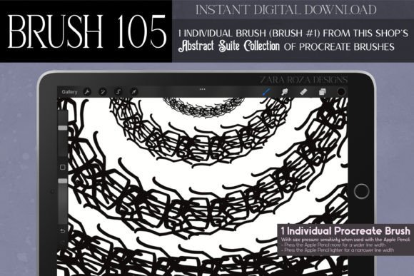 Procreate Brush 105: Abstract Suite