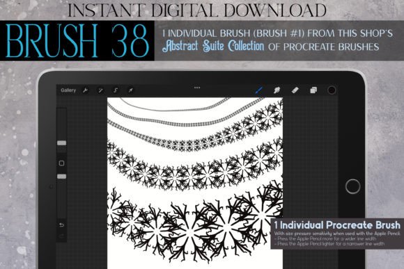 Procreate Brush 38: Abstract Suite Guide