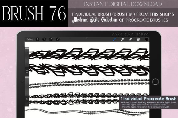 Procreate Brush 76: Abstract Suite
