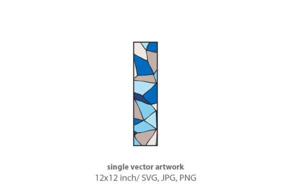 Strategic Visual Identity: Leveraging the Stained Glass Pattern Inside Letter I for Brand Distinction