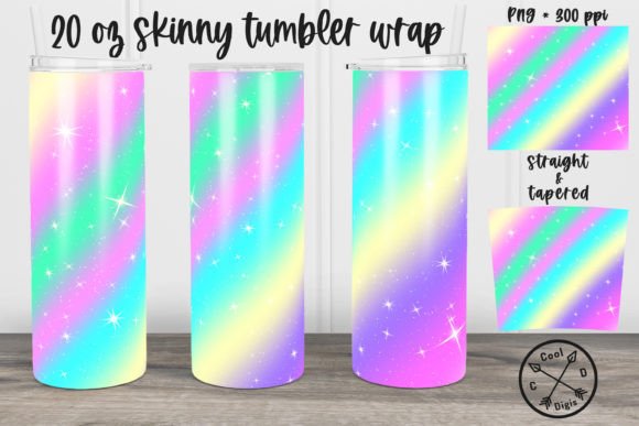 Unicorn Rainbow Glitter Diagonal Tumbler: A Guide to Vibrant Sublimation Designs