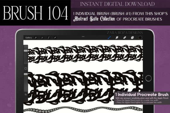 Unlocking Creative Potential with Procreate Brush 104 – Abstract Suite