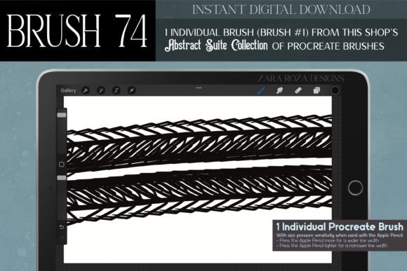 Unlocking Creative Potential with Procreate Brush 74: The Abstract Suite for Digital Artists